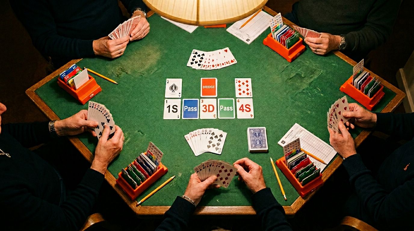 Learn Bergen Raises: 3♣ = 7-9 HCP with 4-card support, 3♦ = 10-12 HCP with 4-card support. Preemptive yet descriptive...