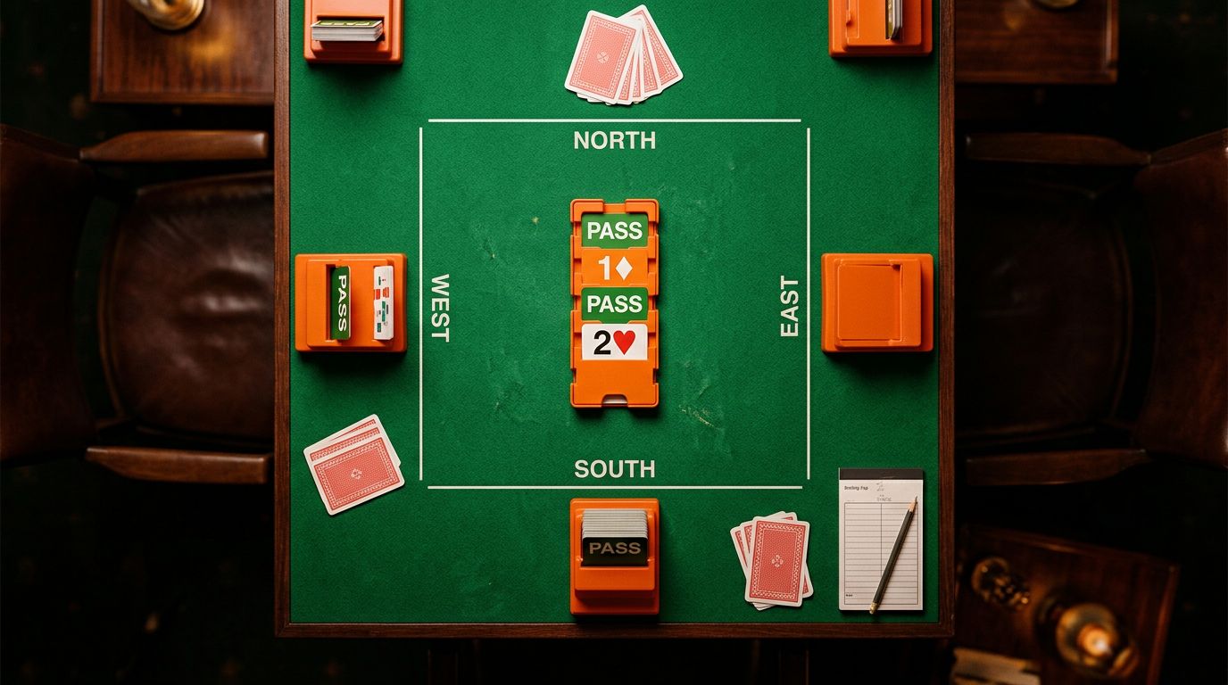 Learn DONT: double shows single suit, suit bids show that suit + higher-ranking suit. Popular 1NT defense. Includes c...