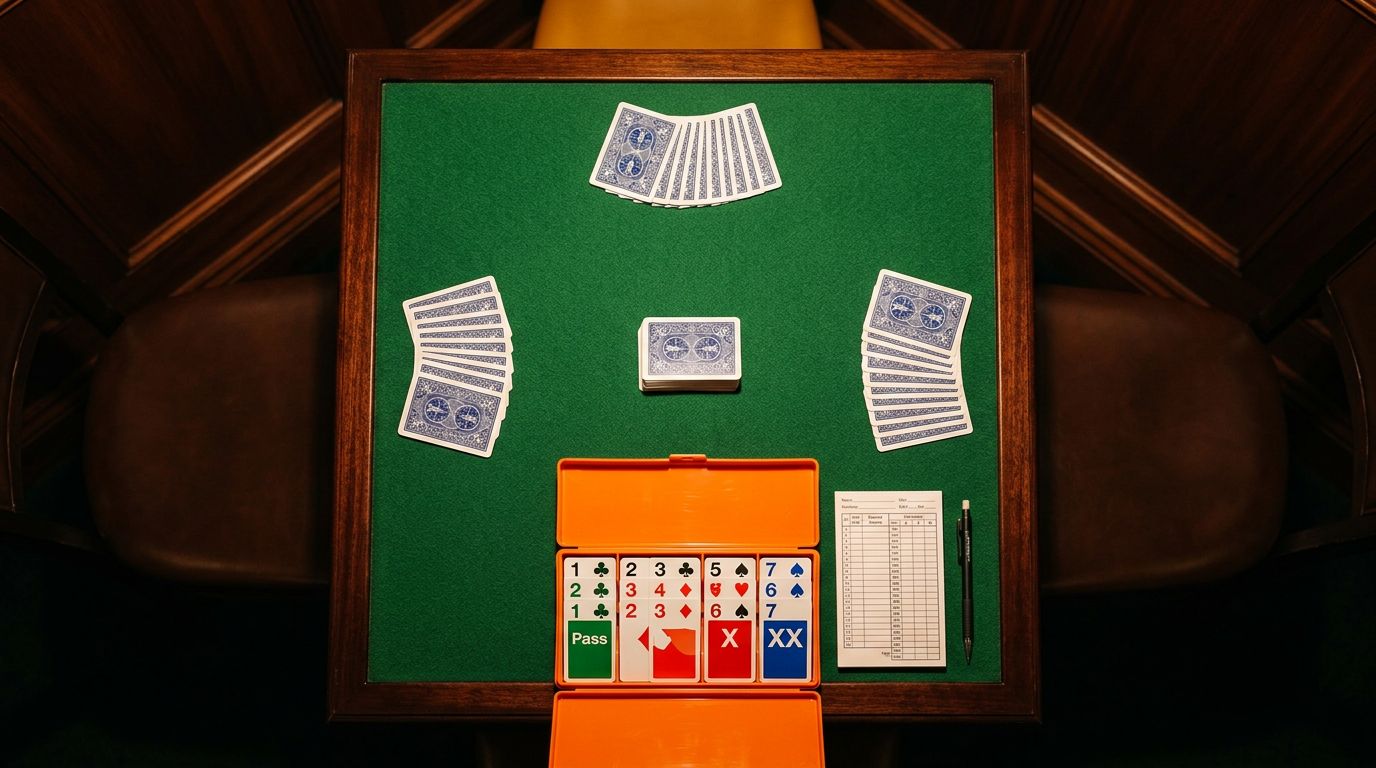 Learn Gerber: 4♣ asks for aces after notrump bids. When to use Gerber vs Blackwood, responses, and common situations....