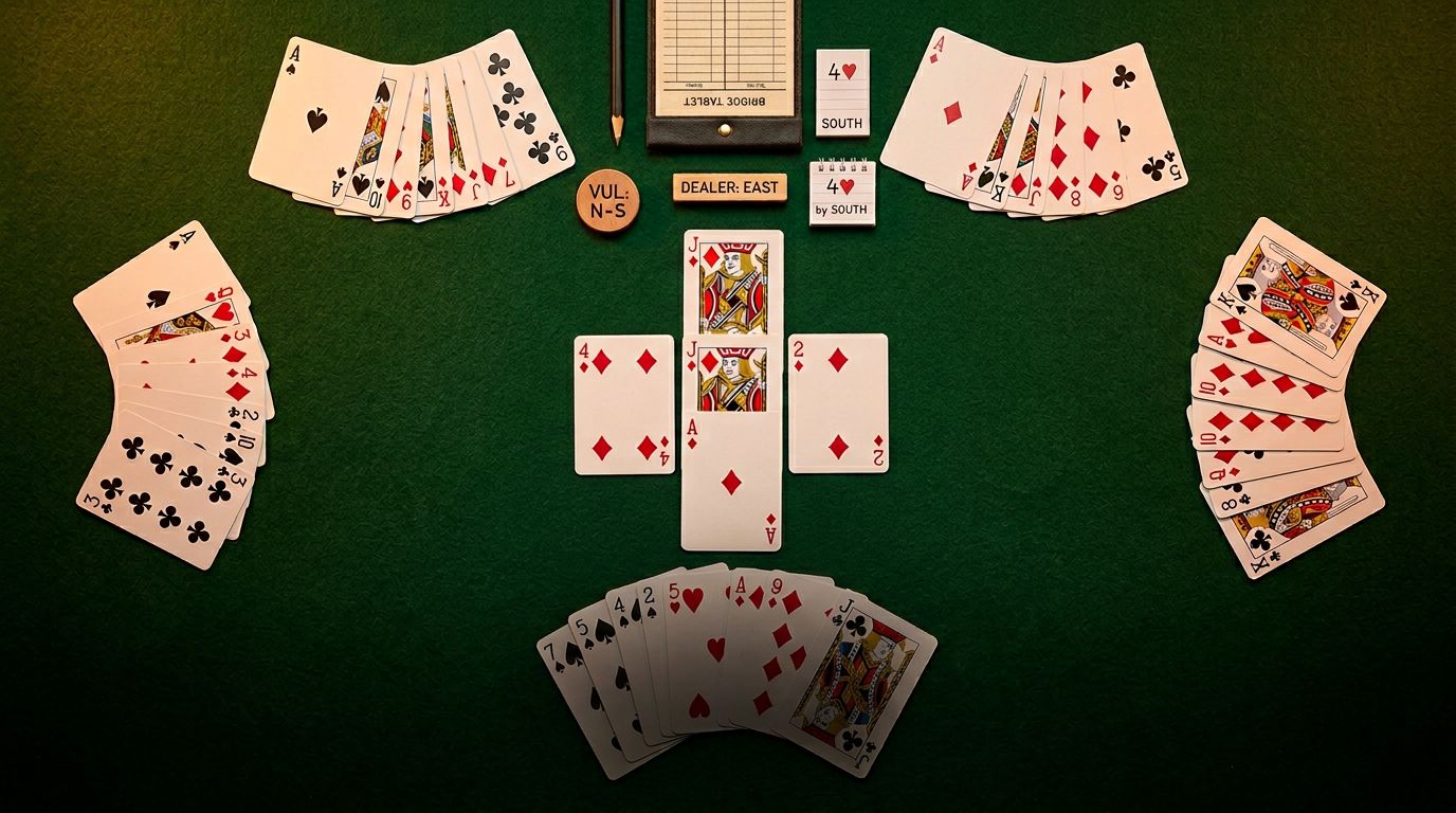 What to open and how to rebid with 4-4-4-1 hands. Complete guide to three-suited shapes in standard bidding with exam...