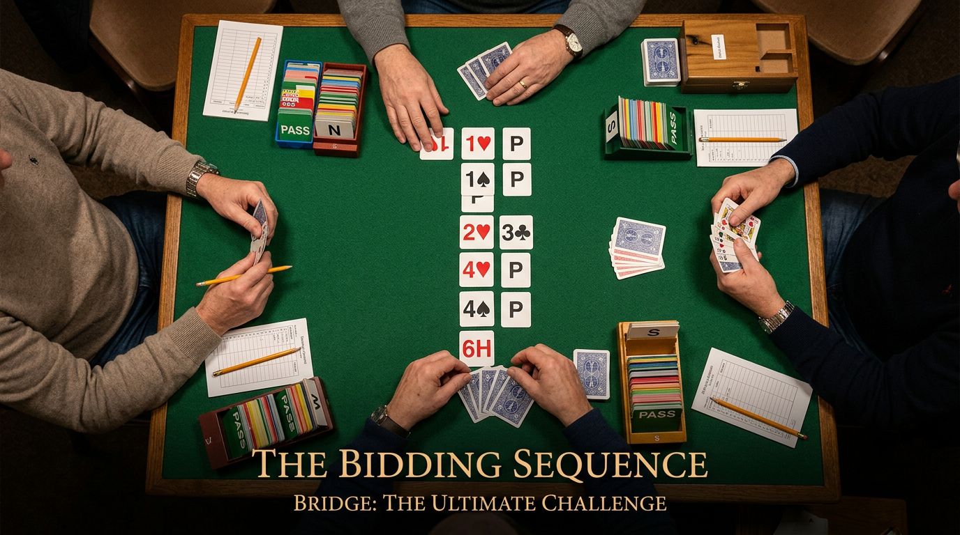 Master bridge opening bid strategy with our comprehensive guide. Learn when to open, which suit to bid, 1NT requireme...