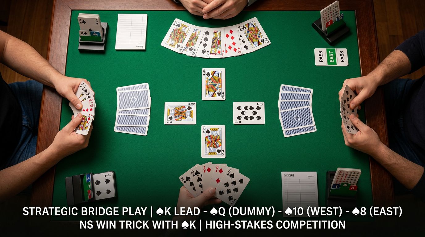 Explore classic bridge probability puzzles including the Monty Hall problem at the bridge table, the birthday paradox...