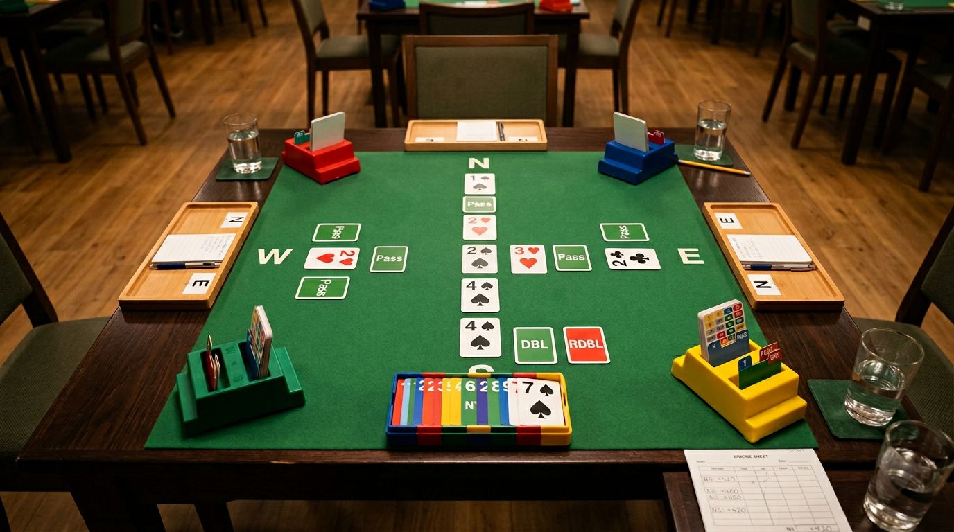 Learn Puppet Stayman: 3♣ after 2NT/3NT opening finds 5-3 and 4-4 major fits. Differs from regular Stayman. Includes 5...