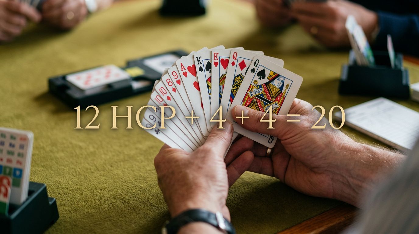 Master the Rule of 20 for smarter opening bid decisions. Add HCP plus length in your two longest suits—if it's 20 or ...