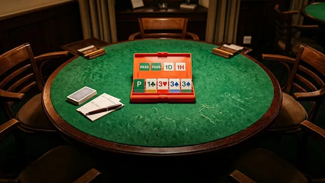 Bridge strategy illustration for cue bids — show controls for slam bidding (aces & kings)