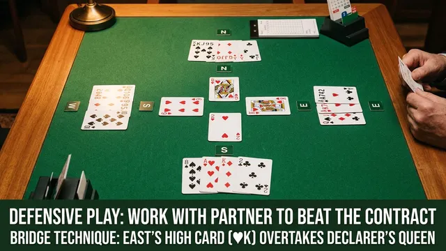 Master bridge defense fundamentals. Learn second hand low, third hand high, return partner's lead, and the difference...