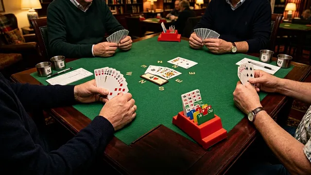 Bridge strategy illustration for gambling 3nt: solid minor, no outside stoppers