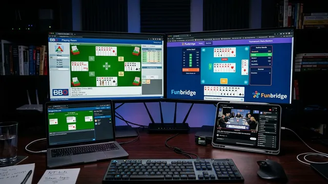 Compare the top online bridge platforms including [Bridge Base Online](/encyclopedia/resources/online-bridge/bridge-b...