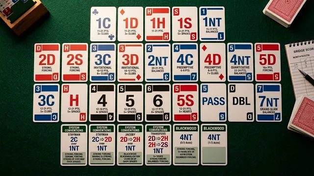 Learn Precision Club bidding, the strong club system used by world champions. Discover why 1♣ shows 16+ HCP and how l...